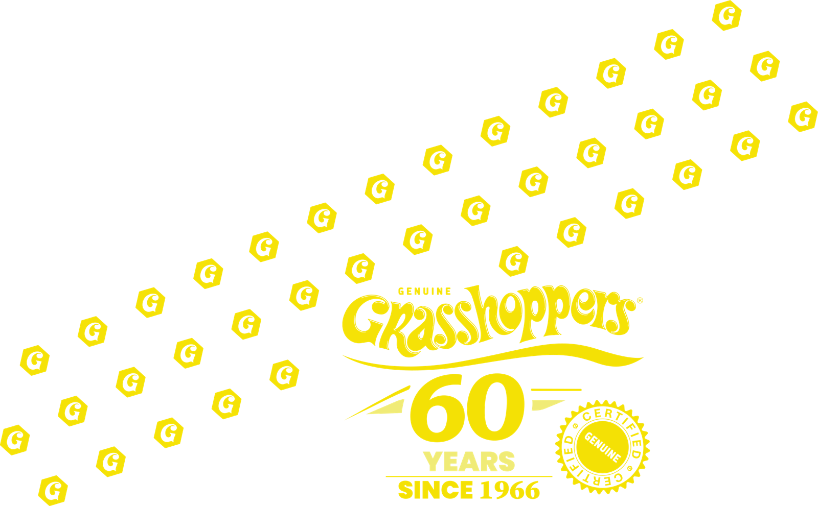Grasshoppers 60 years anniversary footprint artwork